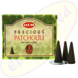 HEM Precious Patchouli indische Räucherkegel - Räucherkerzen