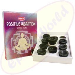 HEM Resin Cups Positive Vibrations Räucherkohletöpfchen