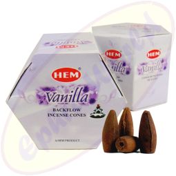 HEM Vanilla Backflow Cones Rückflussräucherkegel