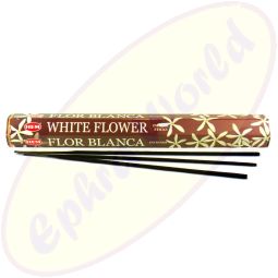 HEM White Flower indische Räucherstäbchen