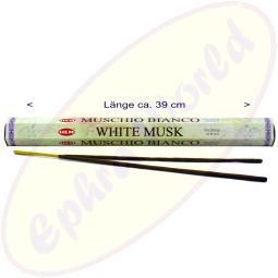 HEM White Musk/Weißer Moschus XL Räucherstäbchen