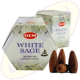 HEM White Sage Backflow Cones Rückflussräucherkegel