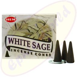 HEM White Sage indische Räucherkegel