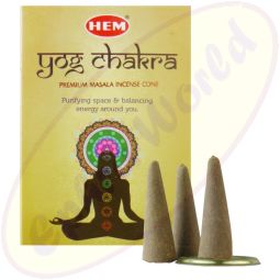 HEM Yog Chakra Incense Räucherkegel