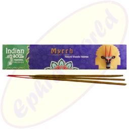 Indian Soul Natural Masala Räucherstäbchen Myrrh