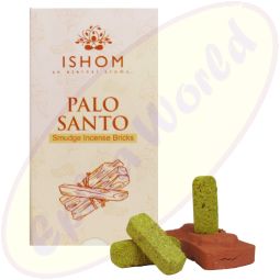 ISHOM Palo Santo Incense Bricks/Räucherbriketts 15 Stk. & Halter
