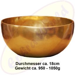 Klangschale Klanggold handgemacht Nepal