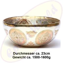 Klangschale Medicine Buddha versilbert