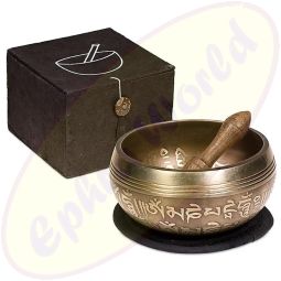 Klangschale Om Geschenkset schwarz NEO 293