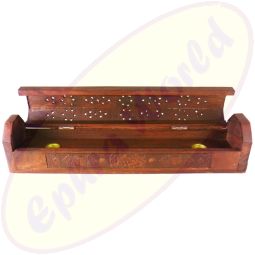 Komfort Räucherstäbchenhalterbox Drache geschnitzt