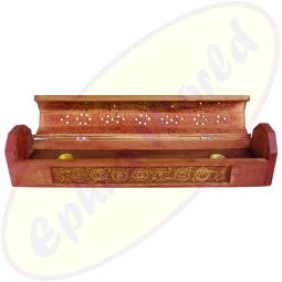 Komfort Räucherstäbchenhalterbox 7 Chakras geschnitzt