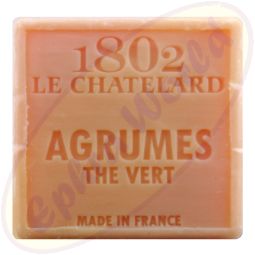Le Chatelard 1802 palmölfreie vegane Seife 100g Citrusfrüchte & Grüner Tee