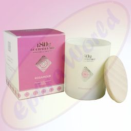 Le Chatelard 1802 Rosamour Duftkerze 200g im Rauchglas