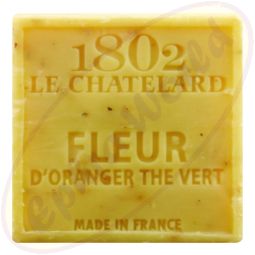 Le Chatelard 1802 palmölfreie vegane Seife 100g Orangenblüten & Grüner Tee