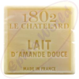 Le Chatelard 1802 palmölfreie vegane Seife 100g Süße Mandelmilch