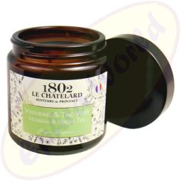 Le Chatelard 1802 vegane Duftkerze Verbene & Grüner Tee 80g