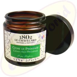 Le Chatelard 1802 vegane Duftkerze Zeder der Provence 80g