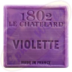 Le Chatelard 1802 palmölfreie vegane Seife 100g Veilchen