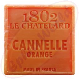 Le Chatelard 1802 palmölfreie vegane Seife 100g Zimt & Orange