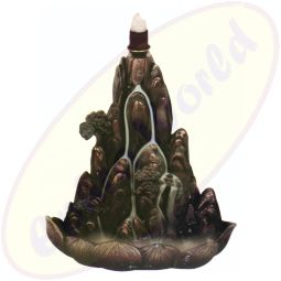 Bronzefarbene Bergspitze Rückfluss-Räucherkegel Brenner