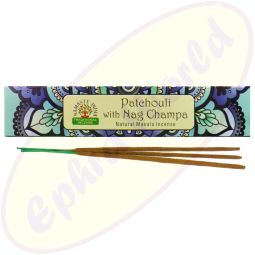 Namaste India Natural Masala Räucherstäbchen Patchouli & Nag Champa