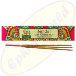 Namaste India Natural Masala Räucherstäbchen Sandal & Cinnamon/Zimt