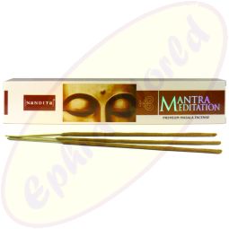 Nandita Mantra Meditation indische Premium Masala  Räucherstäbchen