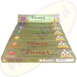 Natural Chakra Collection Räucherstäbchen 7er Set