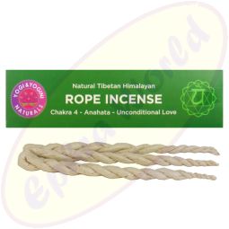 Natural Tibetan Himalayan Rope Incense/Räucherschnüre 4. Chakra