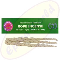 Natural Tibetan Himalayan Rope Incense/Räucherschnüre 6. Chakra