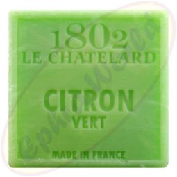 Le Chatelard 1802 palmölfreie vegane Seife 100g Limette/Citron Vert