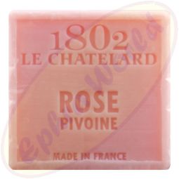 Le Chatelard 1802 palmölfreie vegane Seife 100g Pfingstrose
