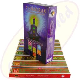 Ppure Nag 7 Chakras Ayurvedic Masala Räucherstäbchen Set