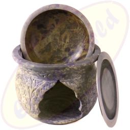 Räuchergefäß & Duftlampe Speckstein 1,5kg 14cm