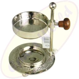 Räucherharzbrenner Nickel verstellbar 2-teilig