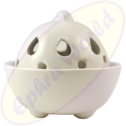 Räucherkegelbrenner weiß 8 x 7 cm