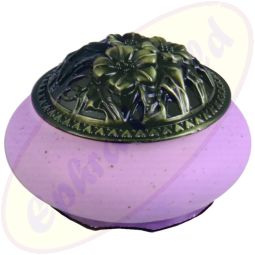 Räucherkegel Brenner Blumen Lila 9,5cm