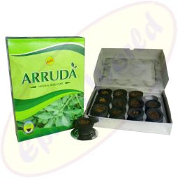 Sree Vani Räucherkohle-Töpfchen & Räucherharz Arruda