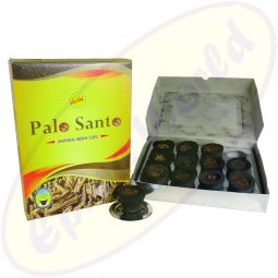 Sree Vani Räucherkohle-Töpfchen & Räucherharz Palo Santo