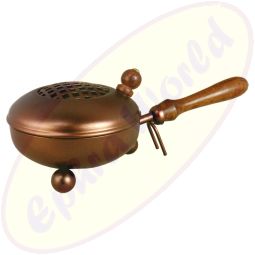 Räuchergefäß Räucherpfanne Kupfer 11 x 25 cm