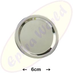 Räucherzubehör Edelstahlschale flach 6cm