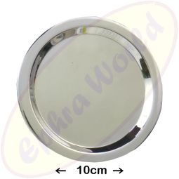 Räucherschale Edelstahl flach 10cm