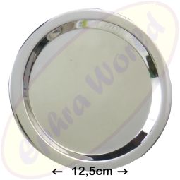 Räucherschale Edelstahl flach 12,5cm