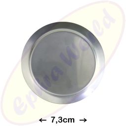 Räucherschale Edelstahl flach 7,3cm Räucherzubehör