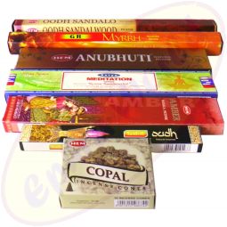 Räucherstäbchen & Räucherkegel Set 2 - Das Harzige