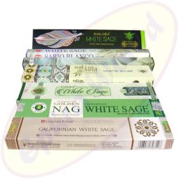 Räucherstäbchen Set 86 - Klar Schiff (Weißer Salbei)