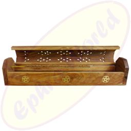 Komfort Räucherstäbchenhalterbox Motiv Pentakel