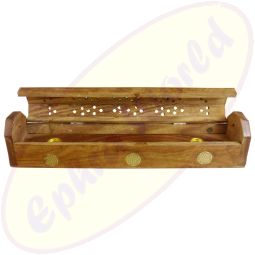 Komfort Räucherstäbchenhalterbox Motiv Blume des Lebens