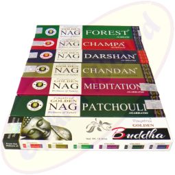 Räucherstäbchen Set 28 - Goldene Inspiration Masala Räucherstäbchen