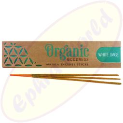 Song Of India Organic Masala Räucherstäbchen White Sage